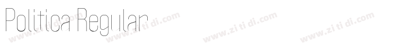 Politica Regular字体转换